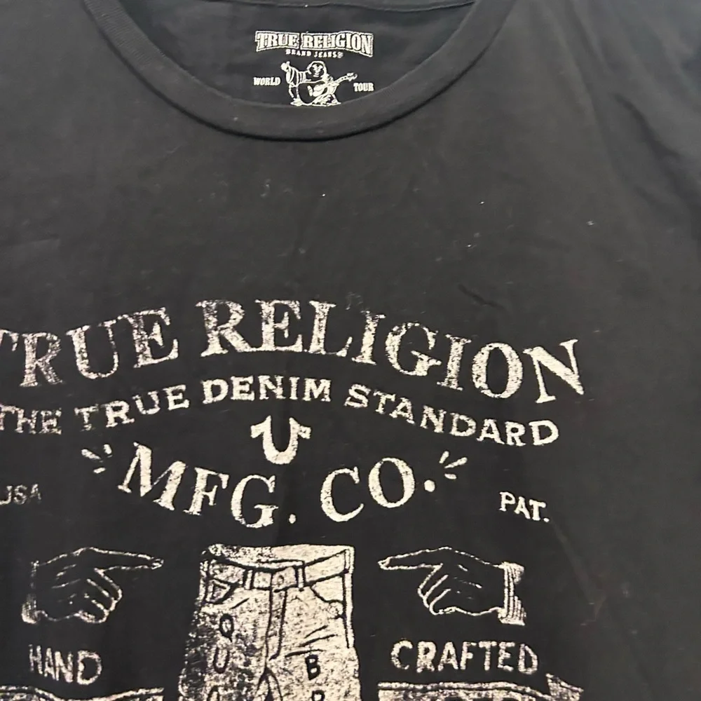 True Religion Black World Tour Tee